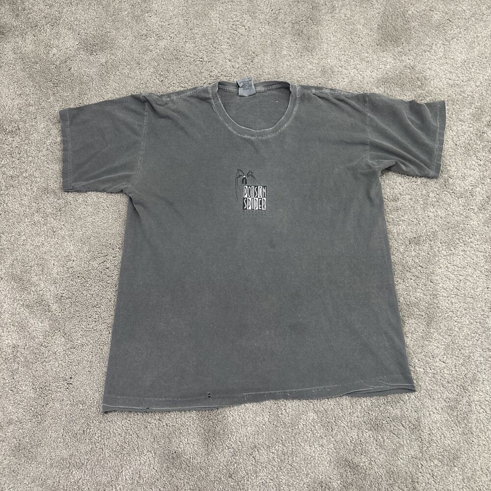 Vintage Poison Spider Bicycles Moab Utah Promo Shirt Medium USA Distressed